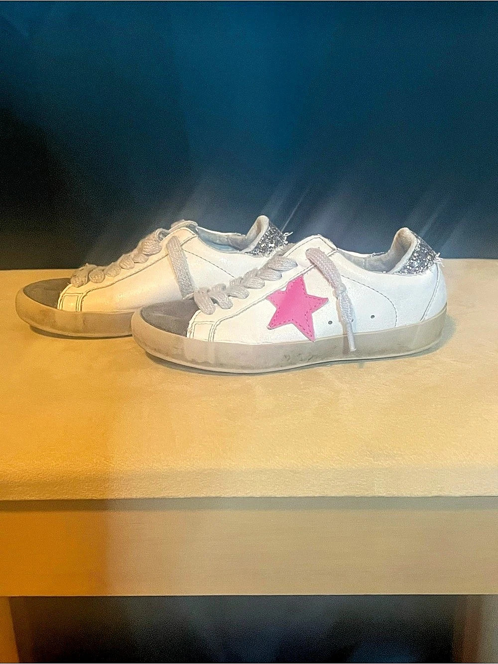 Shu Shop Paula kids Sneakers White & Pink US 10